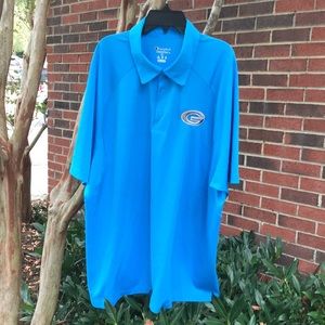 Champion Performance Vapor Blue Golf Polo Shirt XL maybe Green Bay